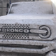 Image for article titled Someone Carved A Life-Sized Ford Bronco Out Of Snow In New York